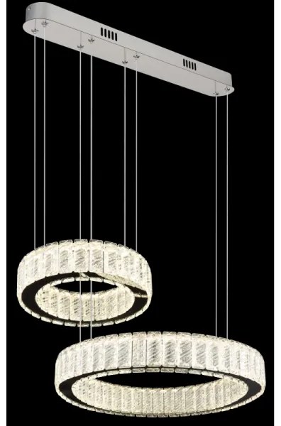 Lustră LED dimabilă pe cablu Globo 67162-80 MUCKY 80W/230V 2700-6000K + telecomandă