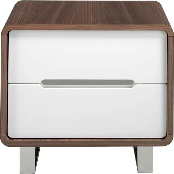 Noptiera cu 2 sertare design elegant Bonni