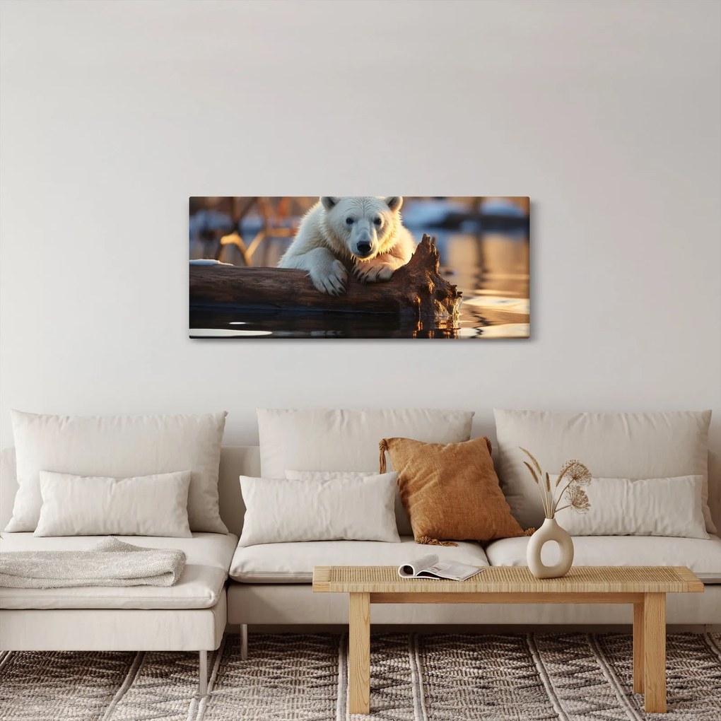 Tablou - Ursul polar (120x50 cm)