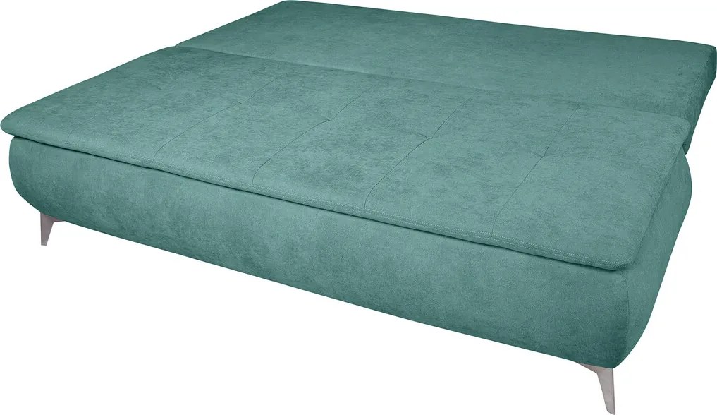 Canapea extensibila Sofie, cu lada pentru depozitare, 3 locuri, 203x92x86 cm, Mint