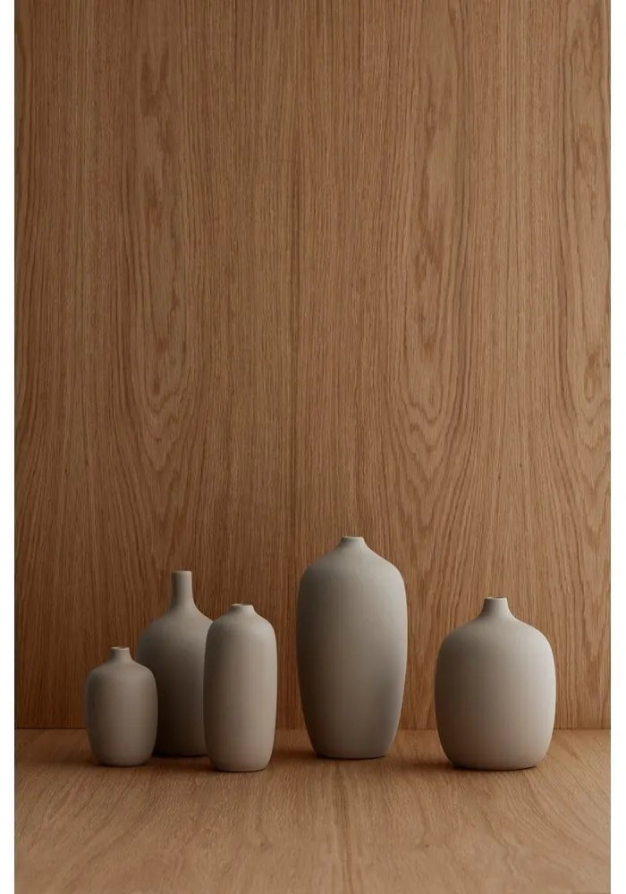 Vază din ceramică Blomus Ceola, înălțime 18 cm, bej