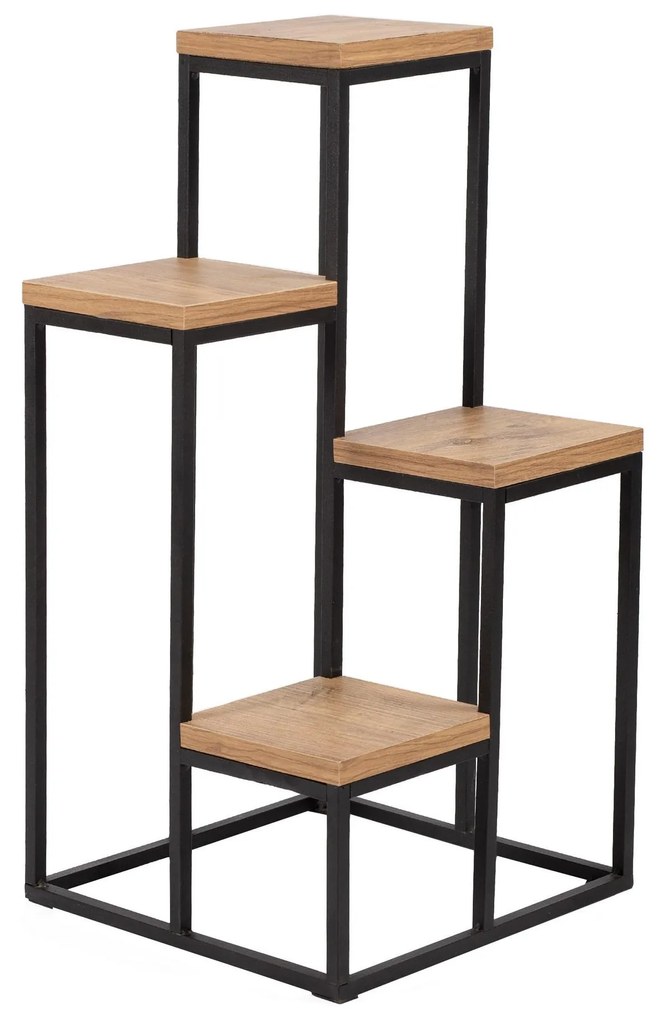 Ghiveci de flori decorativ Vopamo 1 (pin atlantic + negru). 1093631