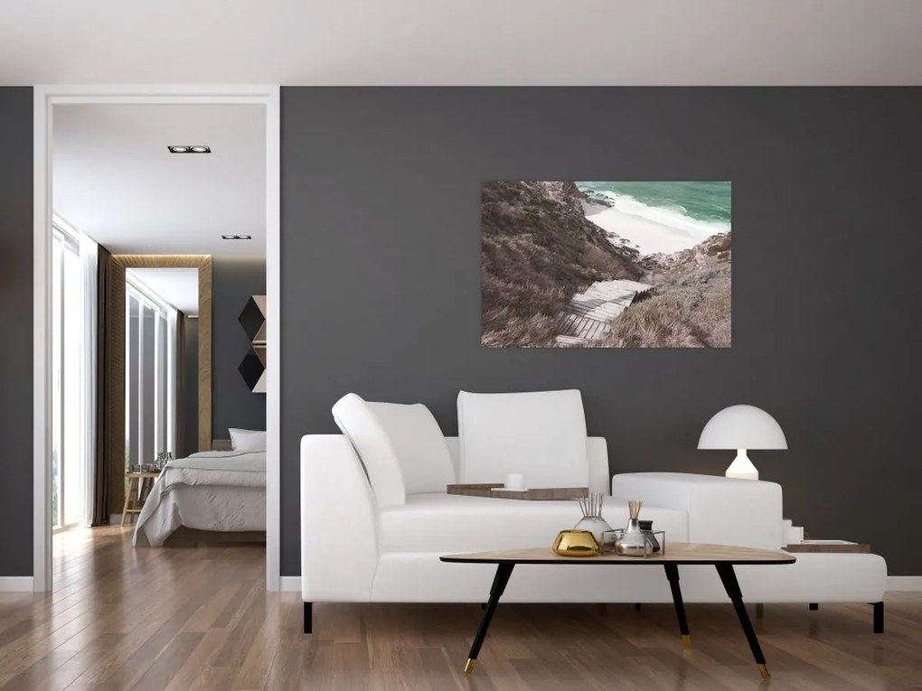 Tablou - Călătorie spre Marea de Smarald (90x60 cm)