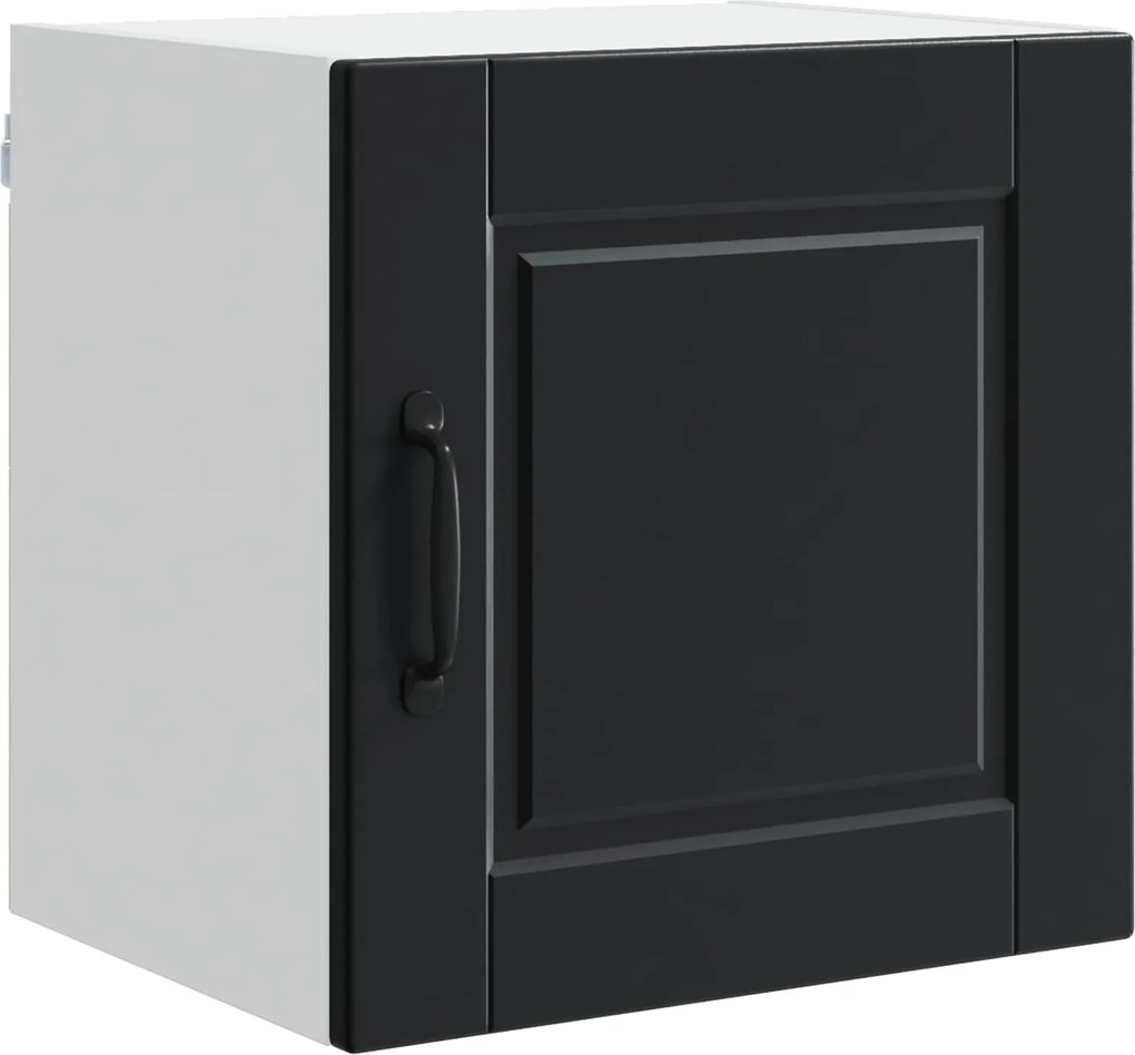 vidaXL Dulap de bucătărie cu raft Negru 40 x 31 x 40 cm Lemn compozit