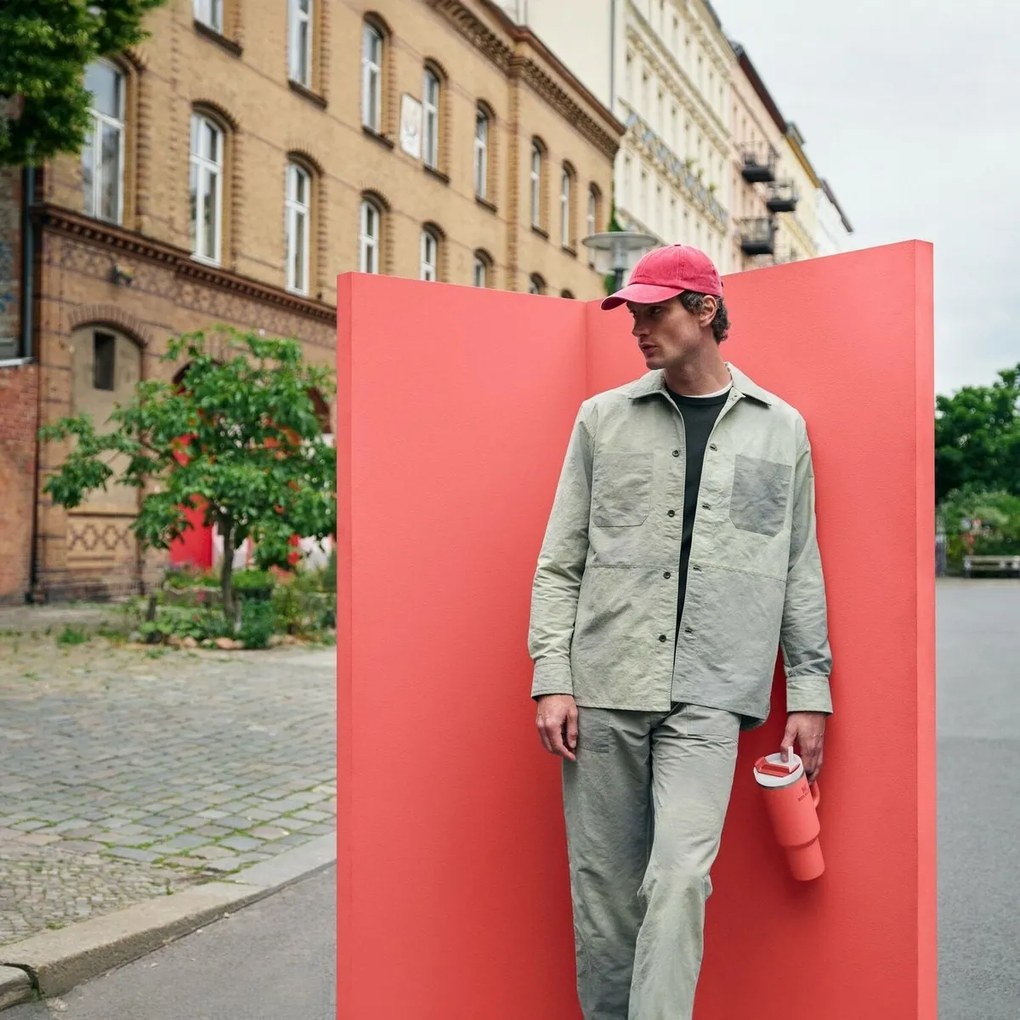 Cana termică Stanley Quencher H2.O FlowStateTumbler 1180 ml Hot Coral