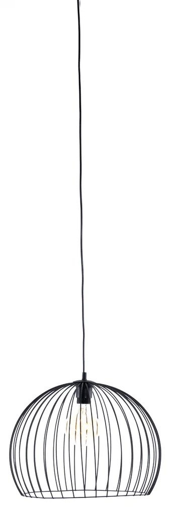 Lampă modernă suspendată neagră 40 cm - Koopa