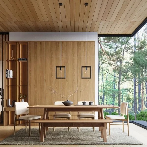 Lustră pe cablu Sollux SL.1311 ARIES 1xE27/15W/230V wenge