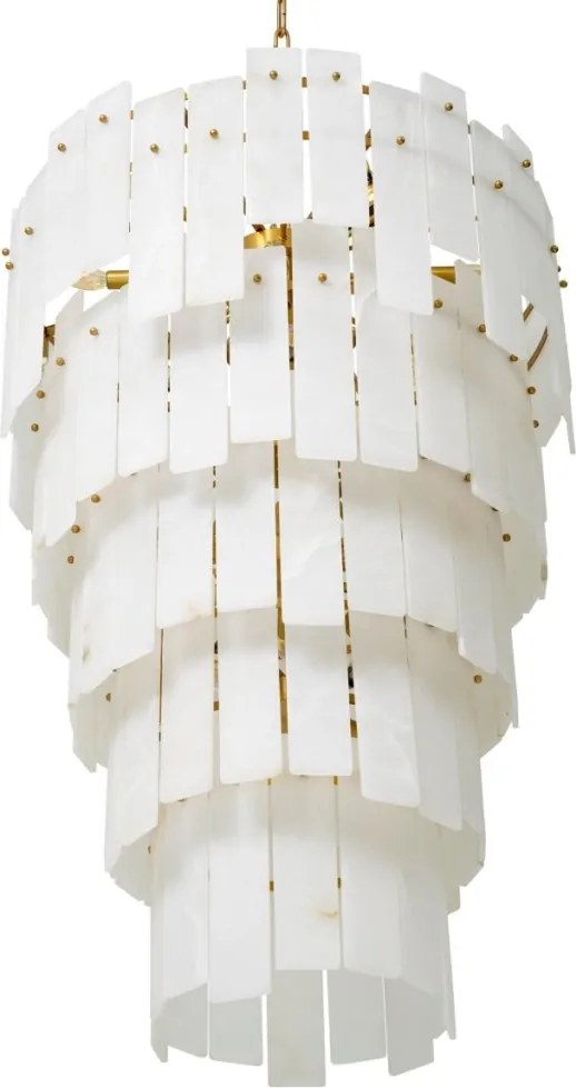 Candelabru design elegant LUX Greyson XL, Alabaster