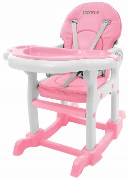 Scaun de masa 3 in 1 Ecotoys HC-223 Roz