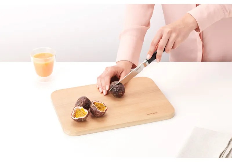 Cutit pentru carne Brabantia Profile 1003294, 15.4 cm, Otel calit, Rezistent la zgarieturi si coroziune, Negru