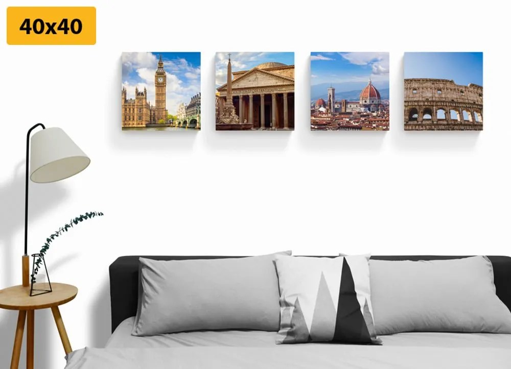 Set tablouri orașe orbitoare