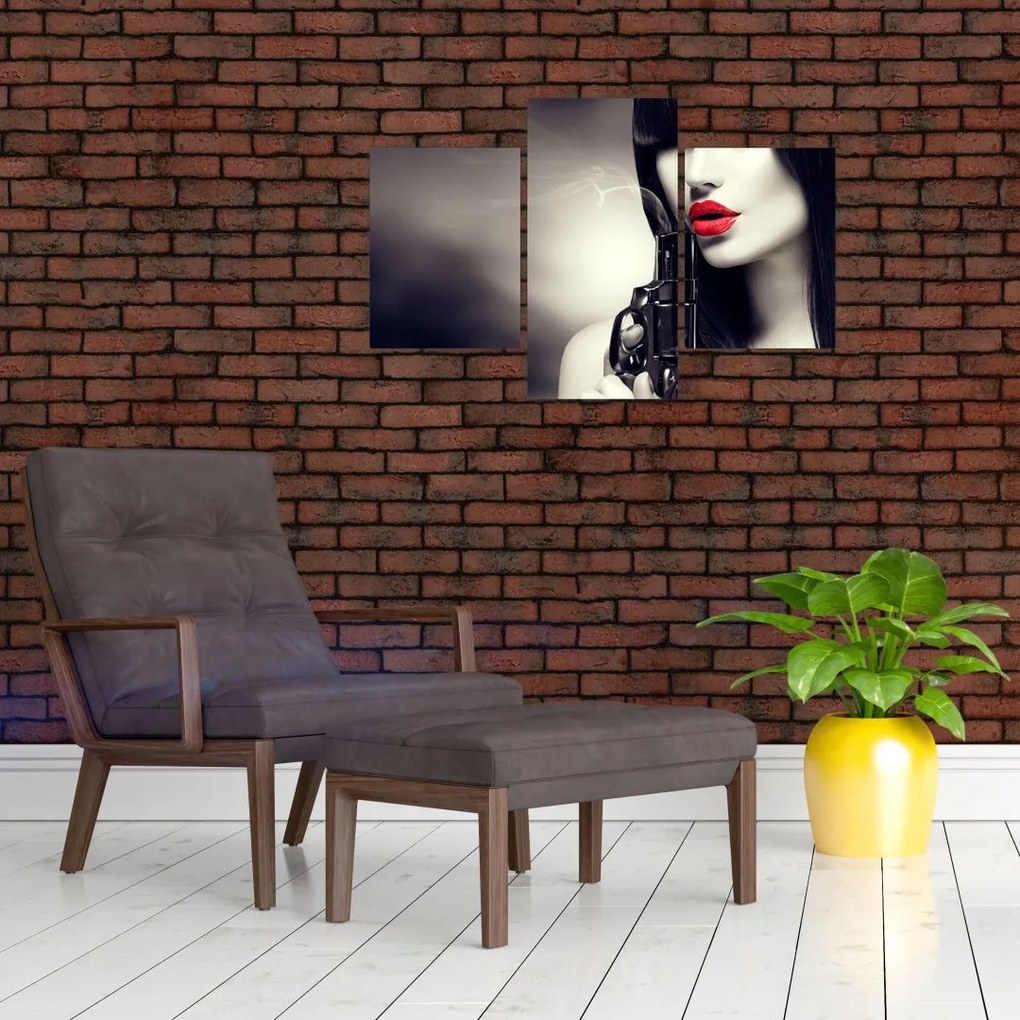 Tablou - Femeia misterioasă (90x60 cm)