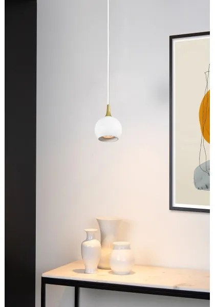 Lustră pe cablu FAVORI 1xGU10/5W/230V albă Lucide 09434/01/31