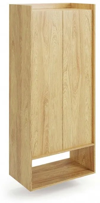 Dulap modular Mobius 2D natur – H179 cm