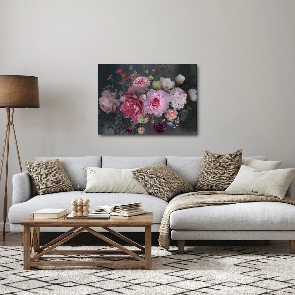 Tablou - Flori de grădină (70x50 cm)