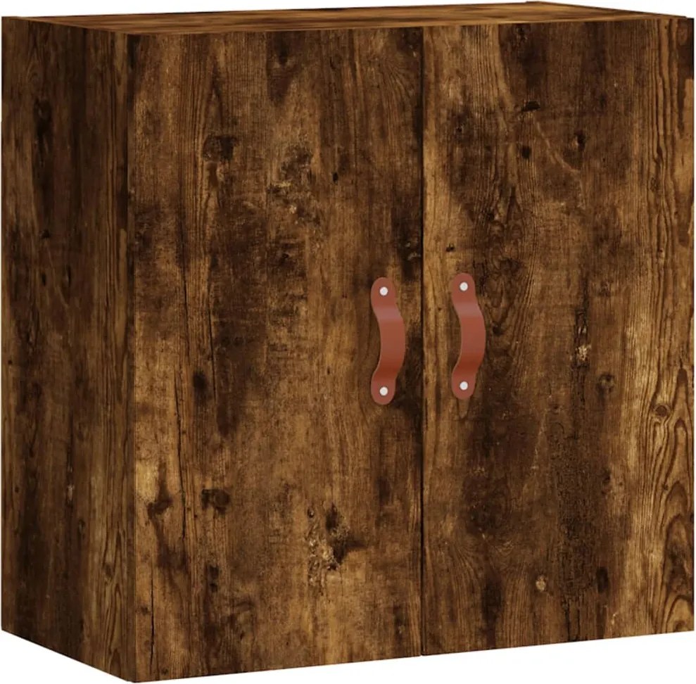 vidaXL Dulap de perete, stejar fumuriu, 60x31x60 cm, lemn compozit
