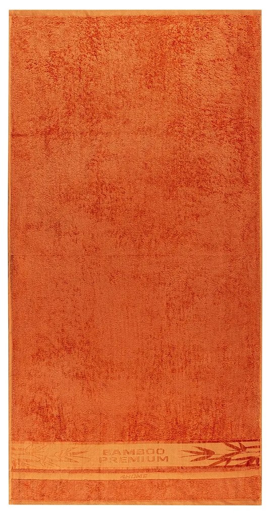 Prosop de corp 4Home Bamboo Premium portocaliu, 70 x 140 cm