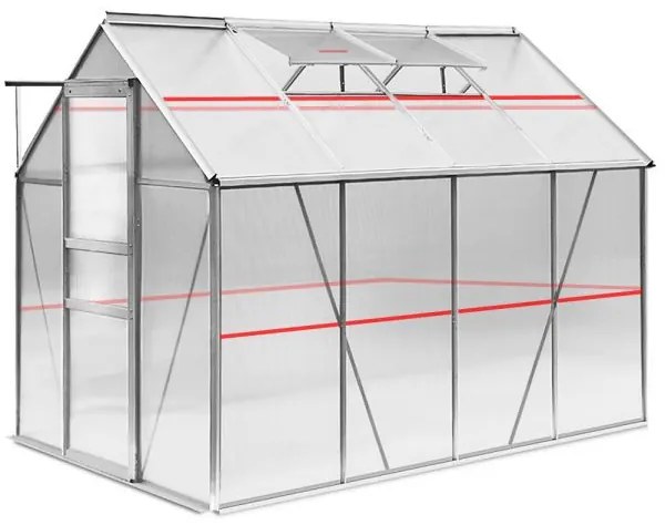 Deuba Sera de gradina L - 250 x 190 x 195cm + baza