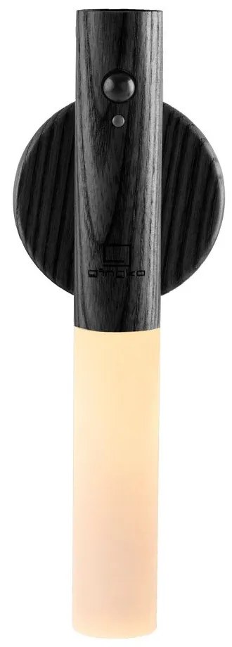 Aplică de perete neagră LED cu USB Baton – Gingko