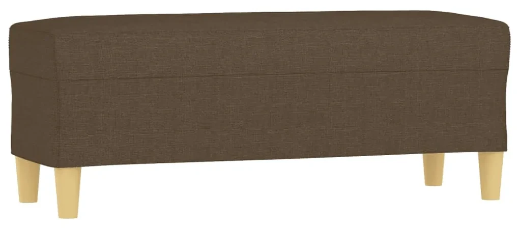 349378 vidaXL Bancă, maro, 100x35x41 cm, textil