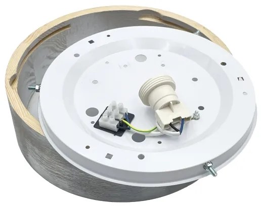 Brilagi - Plafonieră PINO 1xE27/15W/230V pin/argintiu Ø 27,5 cm