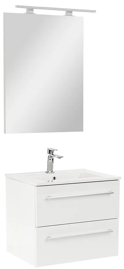 Mobilier complet de baie Vario Clam 60 alb-alb