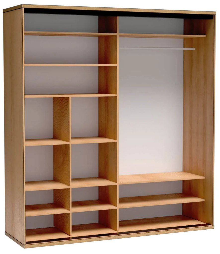 Dulap de haine Figaro 11 (Stejar caramel). 1057747