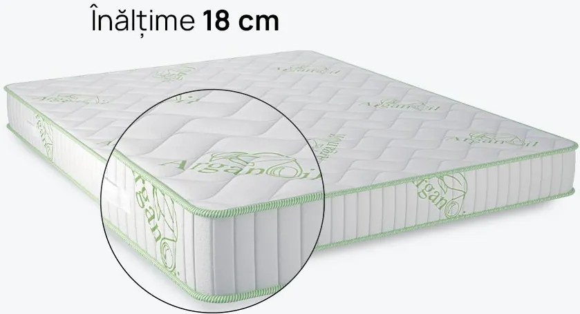 Saltea iSleep, Natura Organic, 90x200x18, Tare