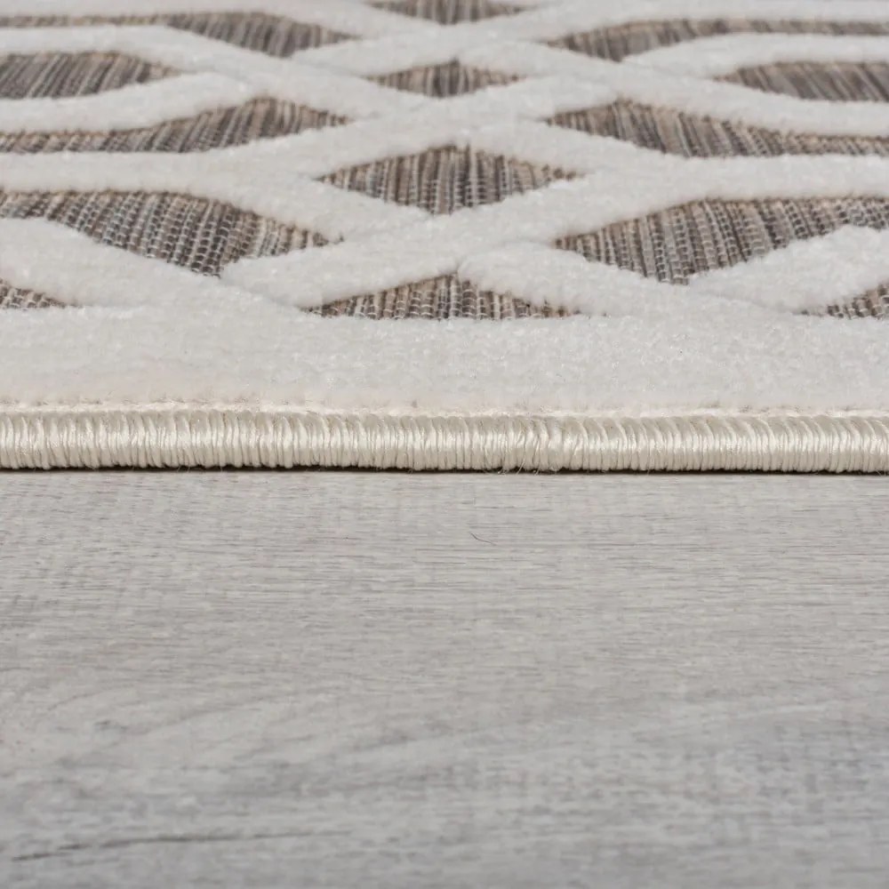 Covor de exterior bej tip traversă 230x66 cm Mondo - Flair Rugs