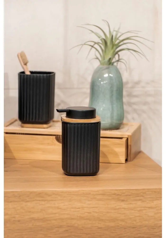 Dozator / dispenser săpun Wenko Rotello, negru