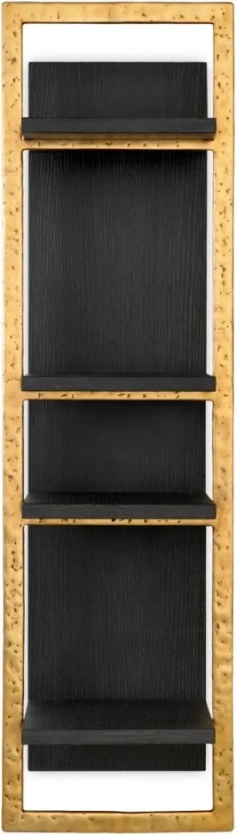 Raft de perete LUX Belcanto gri/ alama periata