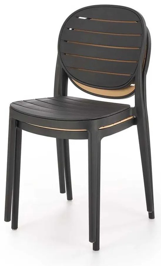 Scaun de bucătărie Josie, negru