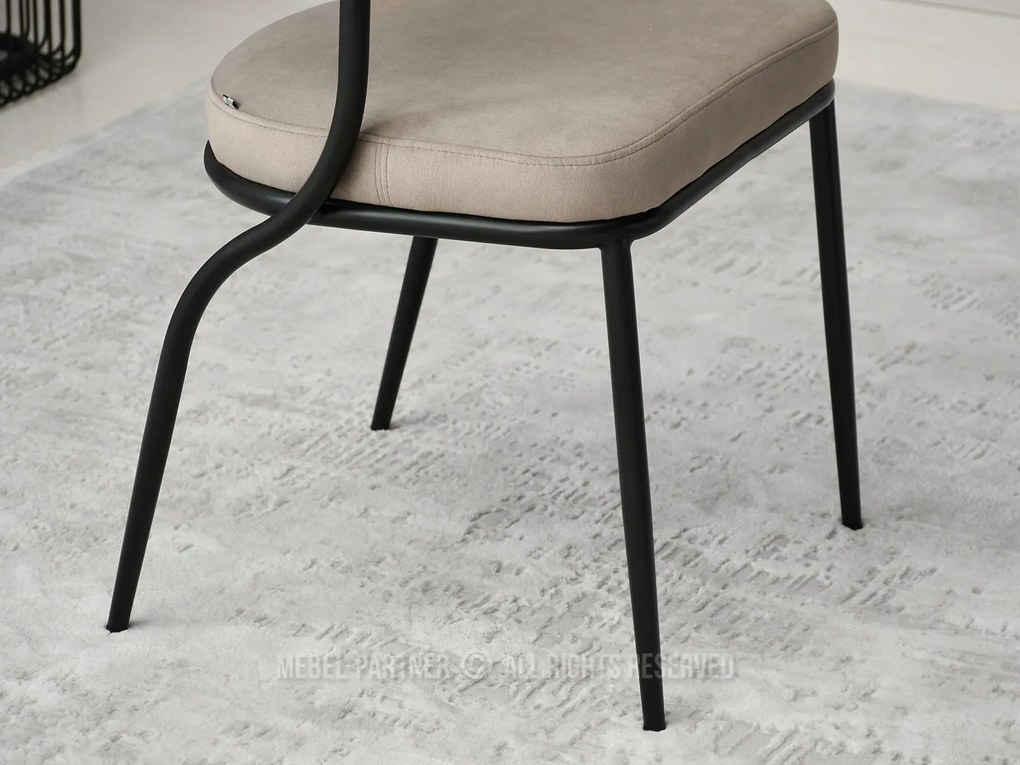 Scaun Marta K (bej + negru). Promo -11%. 1111147