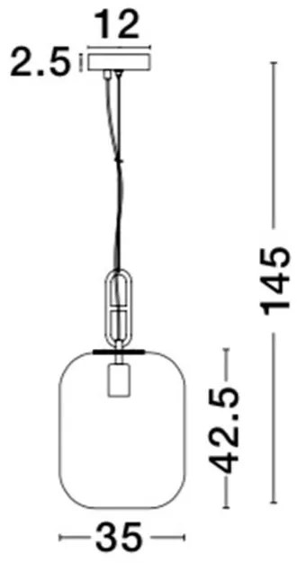 Lustra / Pendul design modern Ã˜35cm Hunter NVL-9120669
