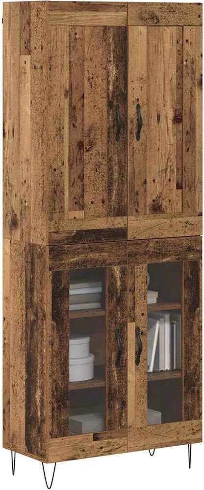 vidaXL Bufet Lemn Vechi 69,5 x 34 x 180 cm Lemn compozit