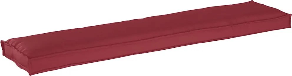 vidaXL Perna pentru palet Roșu Vin 180 x 40 x 8 cm Material Oxford