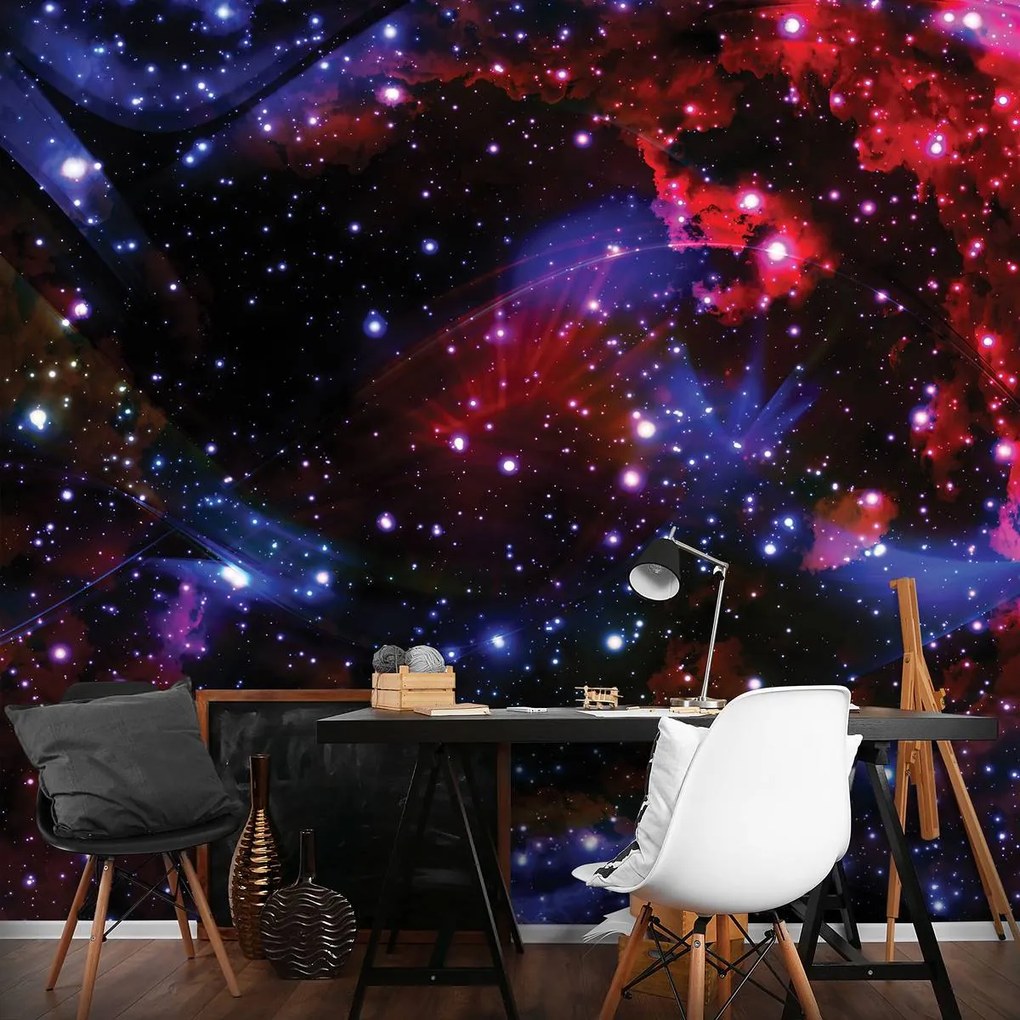 Fototapet - Cosmos colorat (152,5x104 cm), în 8 de alte dimensiuni noi