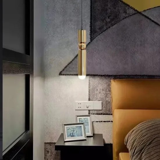 Lustra led pendul, Lalo1, Gold