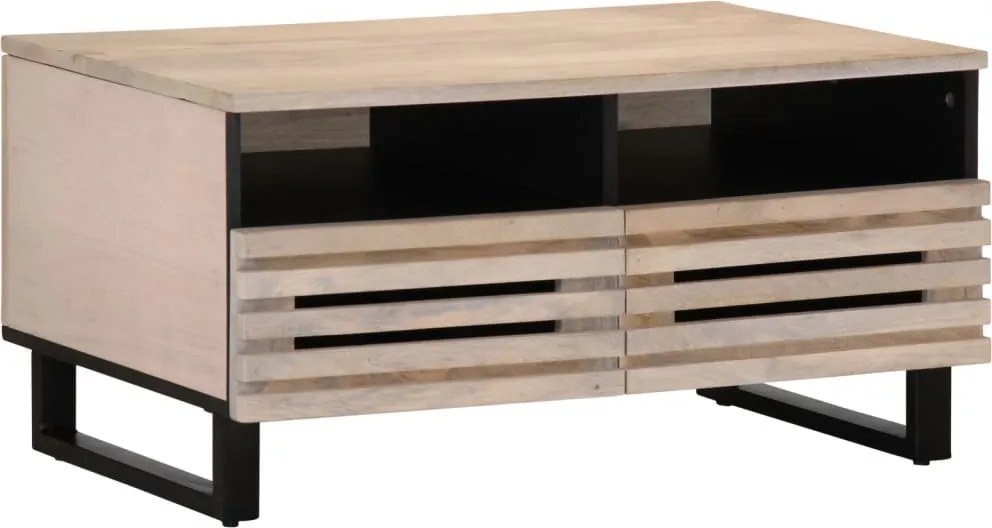 vidaXL Măsuță de cafea, 80x55x40 cm, lemn masiv de mango