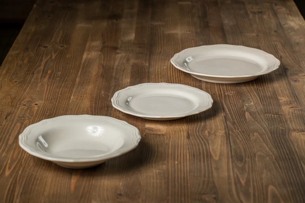 Set 144 Piese Vintage White - Ceramica Premium HORECA