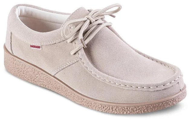 Mocasini de damă din piele întoarsă, LAKY, bej măr. 43