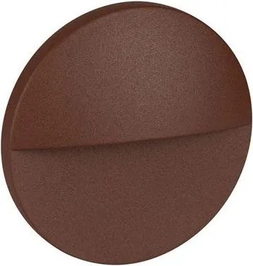 Spot aplicat perete exterior LED 3000K IP65 Toc corten
