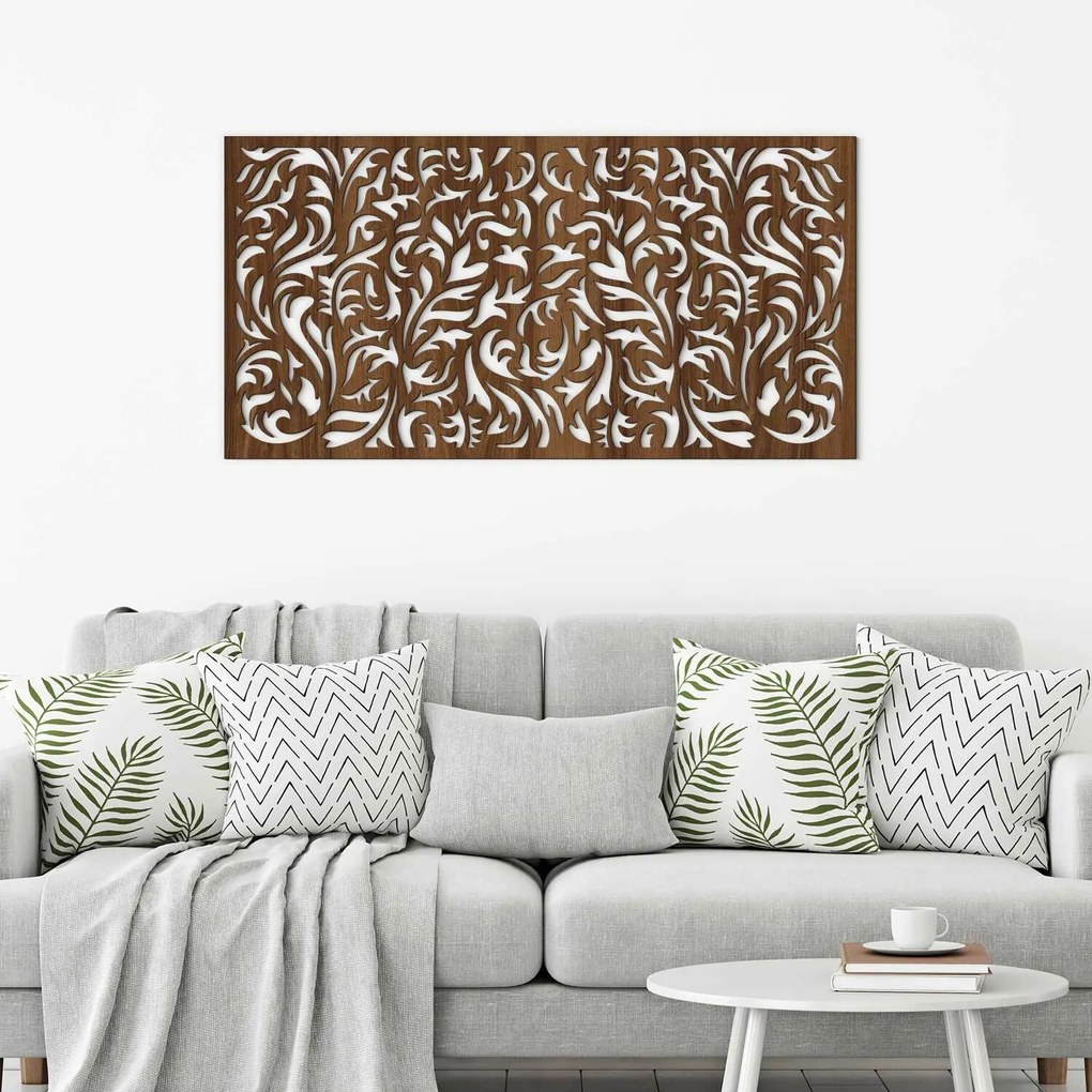 DUBLEZ | Decor de perete din lemn - Frunze in vânt