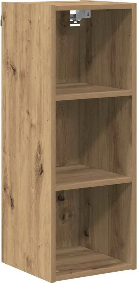 vidaXL Dulap suspendat Stejar Artizanal 30 x 29,5 x 80 cm