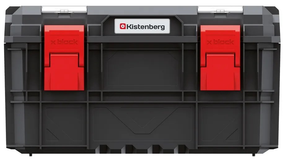 Cutie de scule A, 30,7 cm, organizator, negru