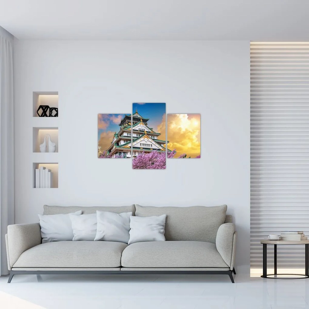 Tablou - Castelul Osaka (90x60 cm)