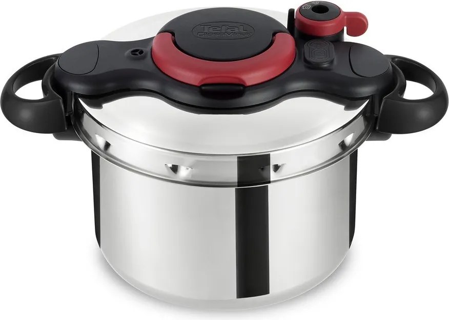 Oală sub presiune din oțel inoxidabil 6 l Clipso Minut Easy P4620768 – Tefal