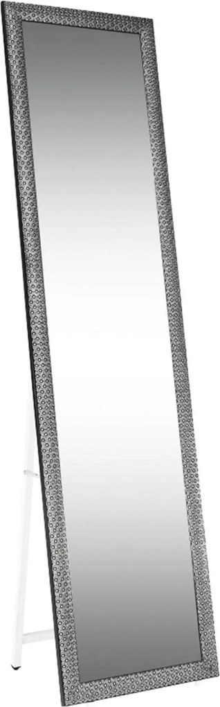Oglinda LAVAL, negru, metal/lemn, 40x150 cm