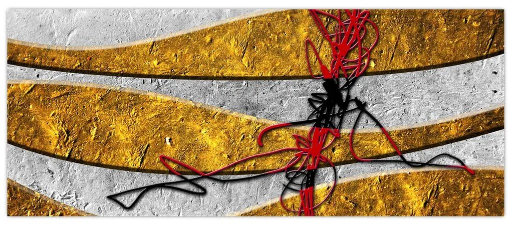 Tablou abstract (120x50 cm)