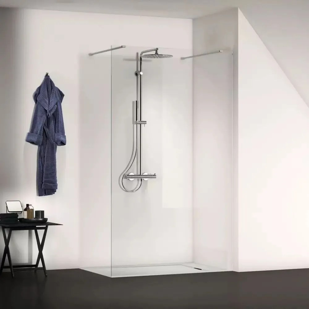 Consola sustinere dreapta pentru dus Ideal Standard i.life 100 cm argintiu